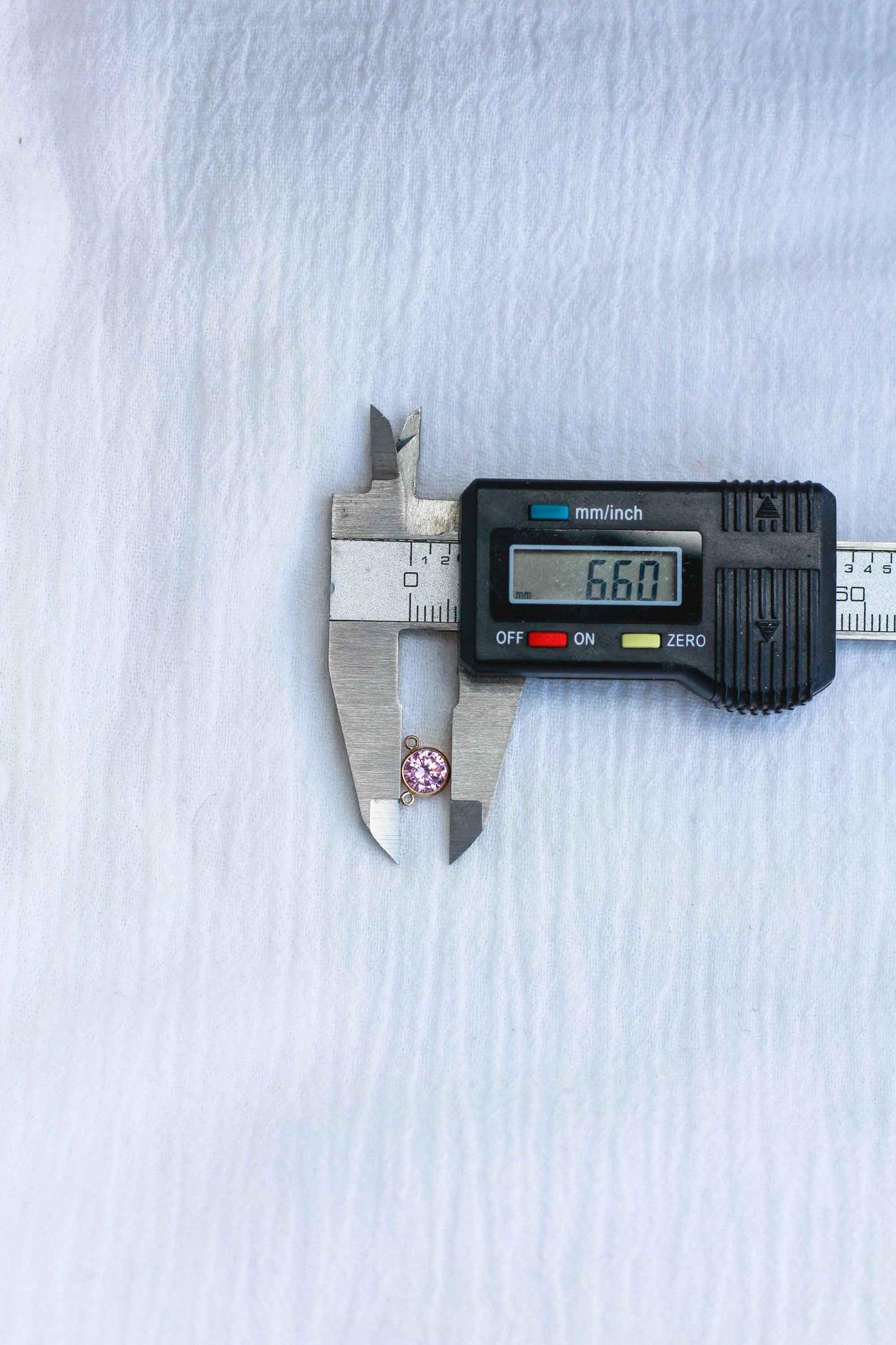 6mm 10-2 Birthstone Connector, CN163