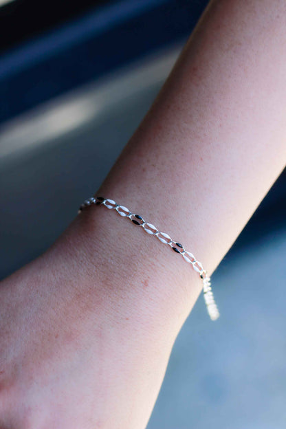 Black and White Enamel Chain, SP111