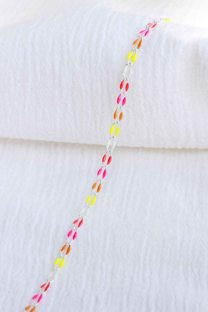 Neon Multi Color Enamel Chain, SP101