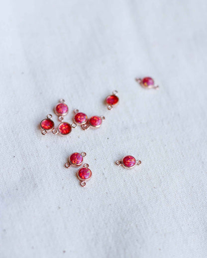 4mm Red Opal Connector, CN236