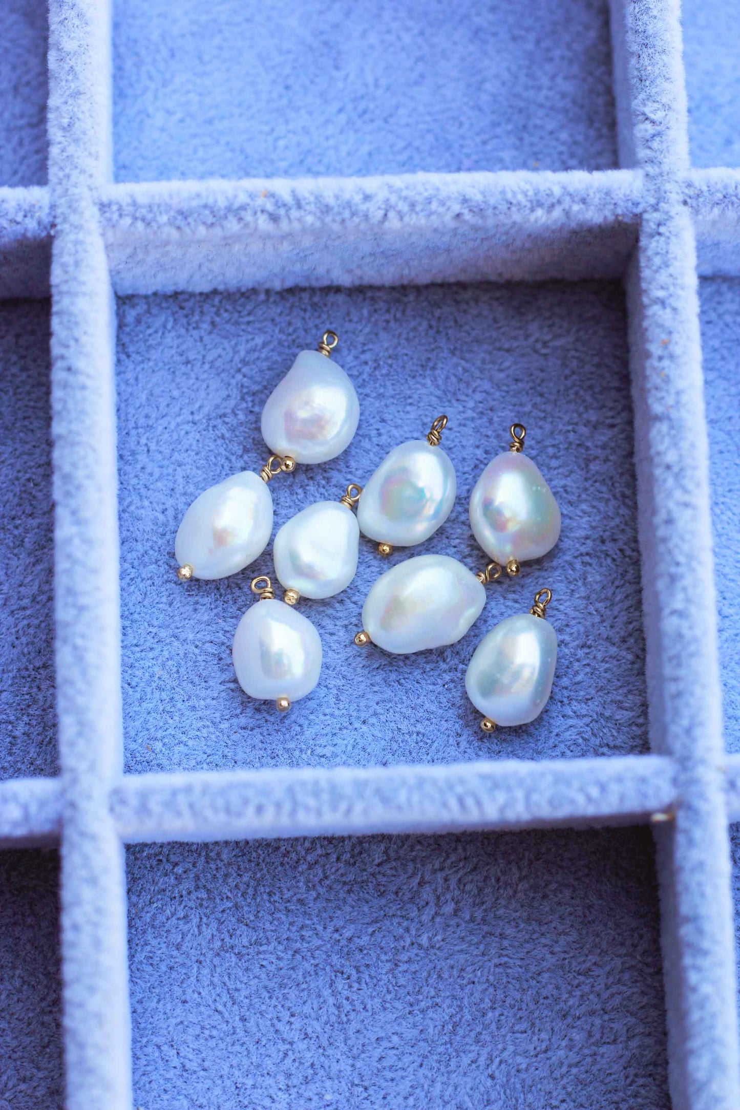Freshwater Pearl Baroque Shape Charm, CH127