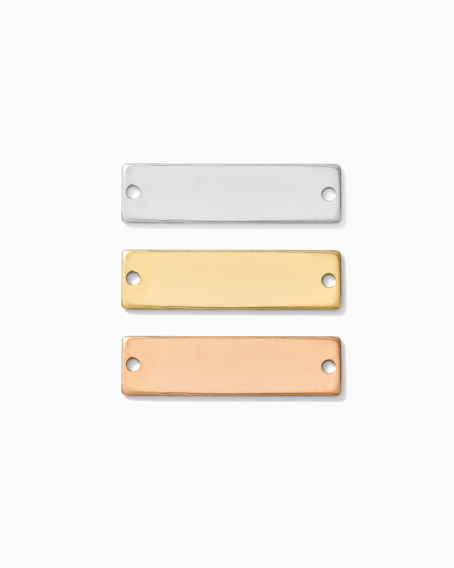 19x5mm Bracelet Blank with Two Holes, CN91