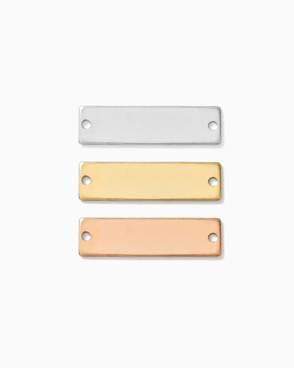 19x5mm Bracelet Blank with Two Holes, CN91