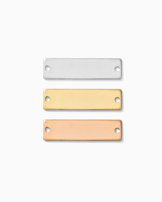 19x5mm Bracelet Blank with Two Holes, CN91