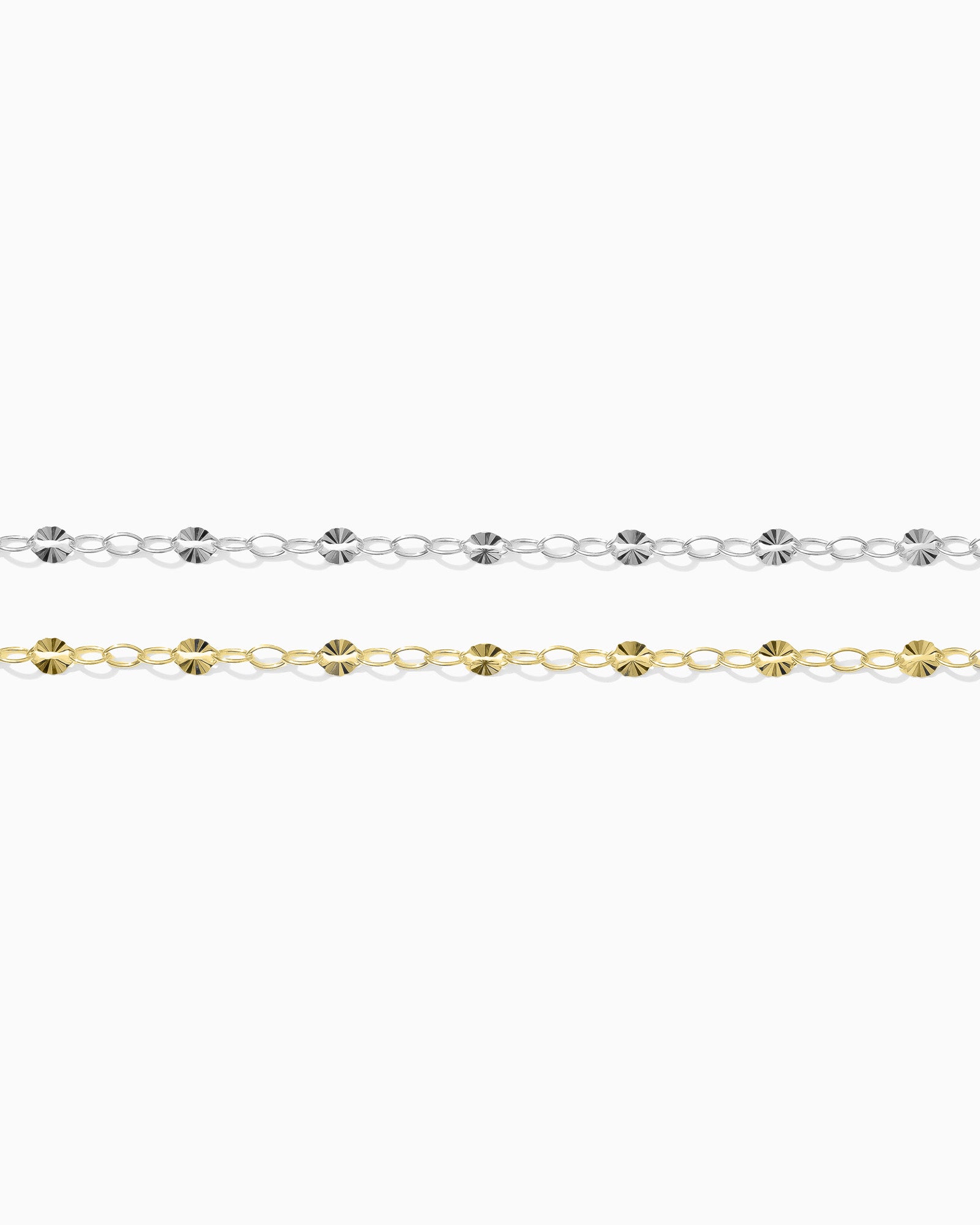 2.8mm Sunburst Cable Chain w/ 3 Links, S220, G220