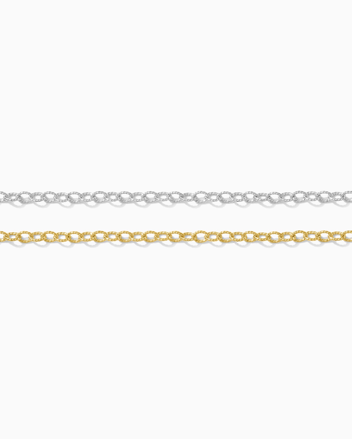 2.2mm Flat Patterned Cable Chain, S223, G223