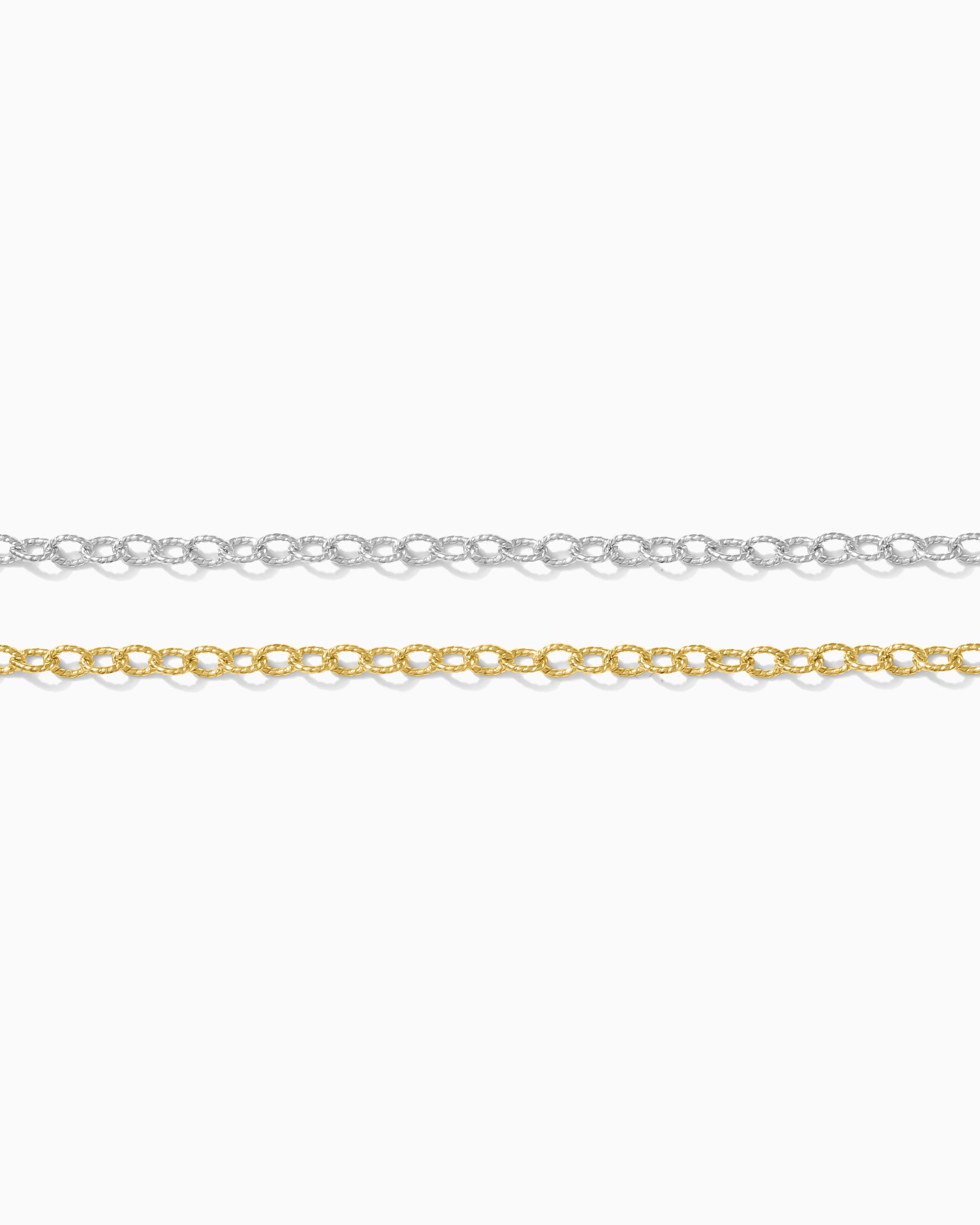 2.2mm Flat Patterned Cable Chain, S223, G223