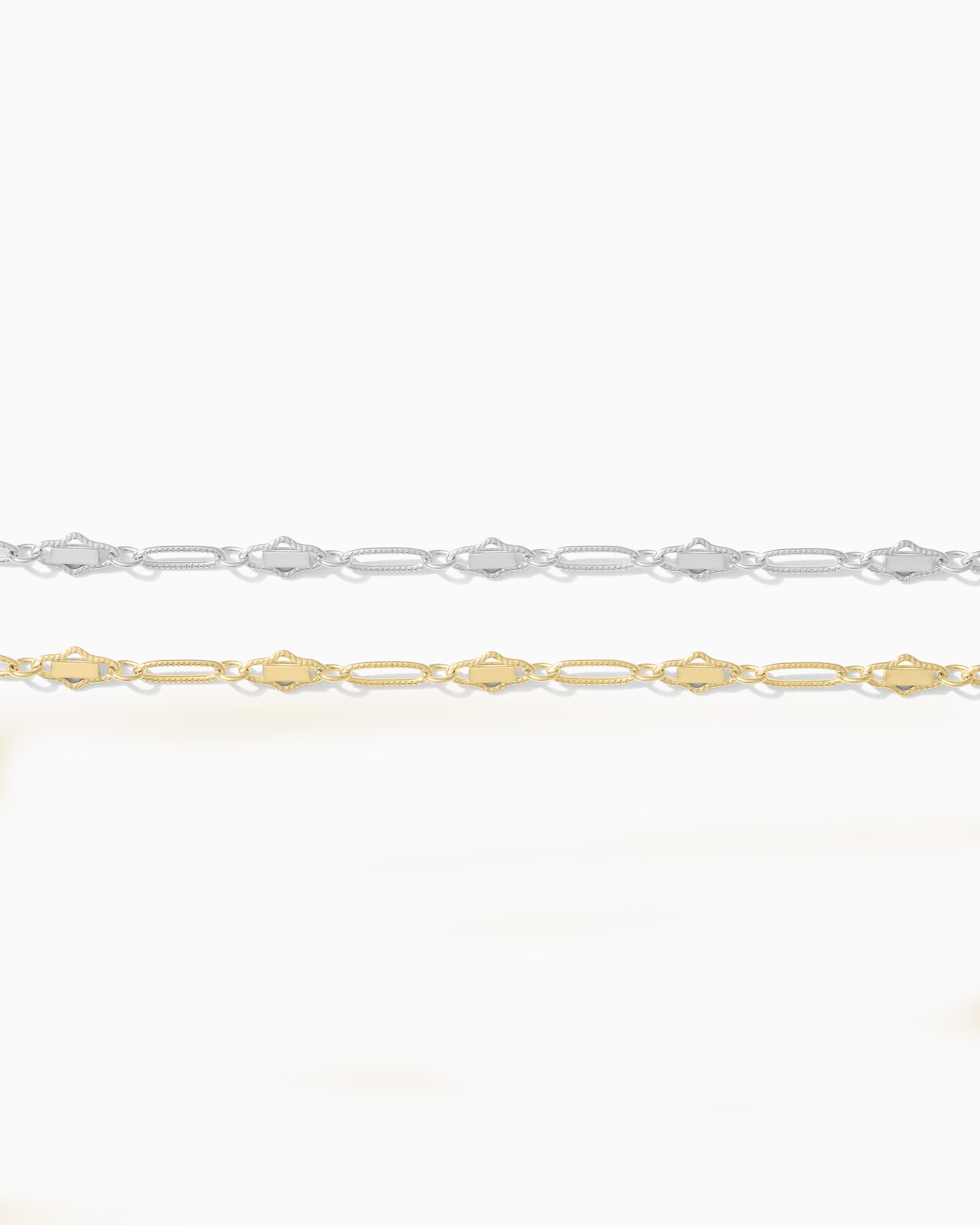 2.6mm Alternate Diamond and Oval Chain, S229, G229