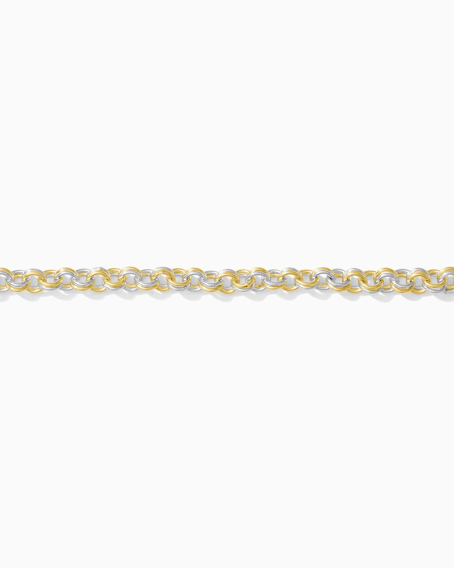 3.1mm Alternate Parallel Mixed Metal Cable Chain, M233