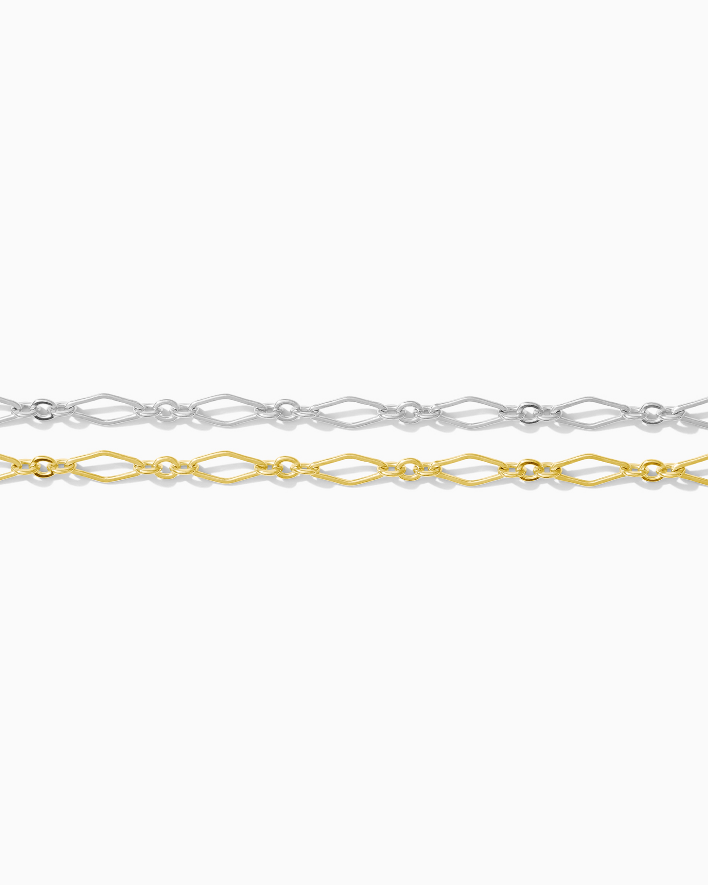 3mm Flat Diamond 1+3 Cable Chain, S234, G234
