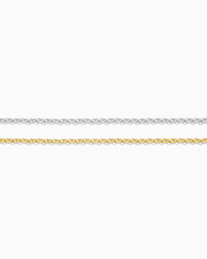 1.6mm Parallel Cable Chain, S240, G240