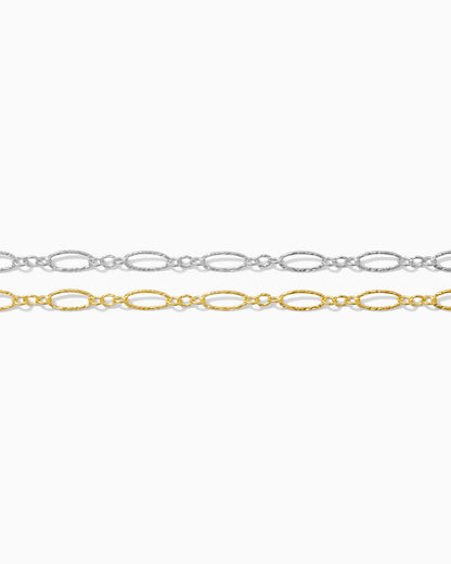 3.2mm Patterned Long and Short 3+1 Chain, S245, G245