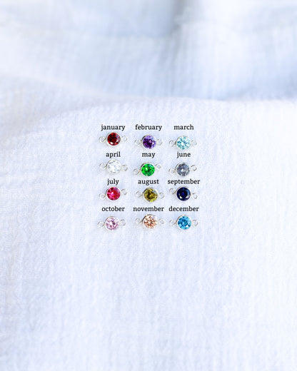 4mm Birthstone Connector, CN04