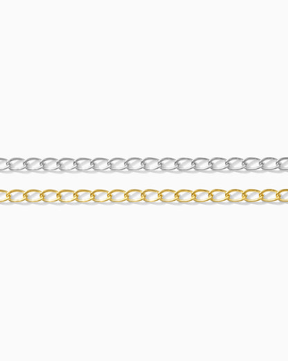 3.2mm flat curb chain, S252, G252