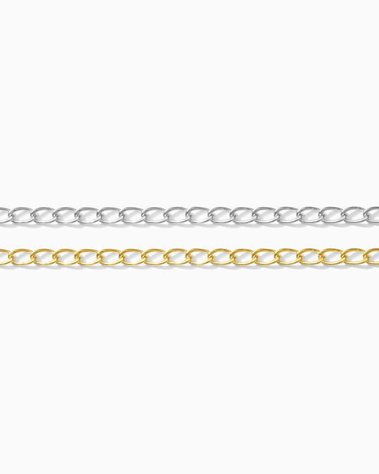 3.2mm flat curb chain, S252, G252