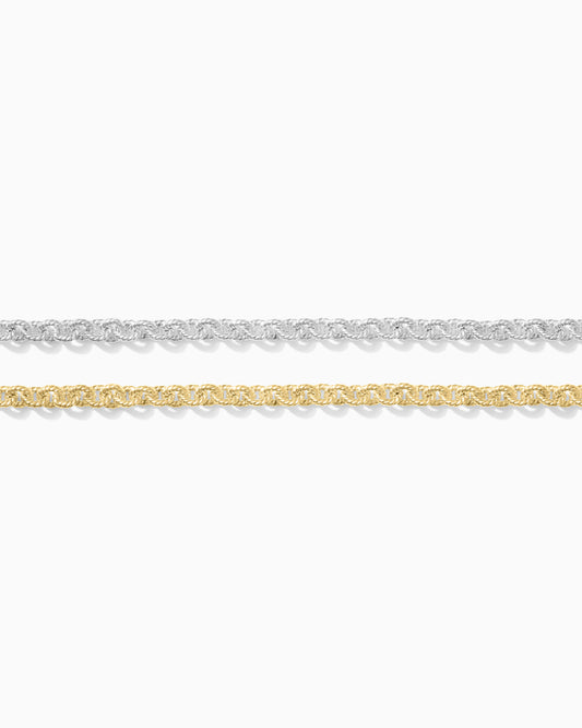 3mm twisted cable chain, S256, G256