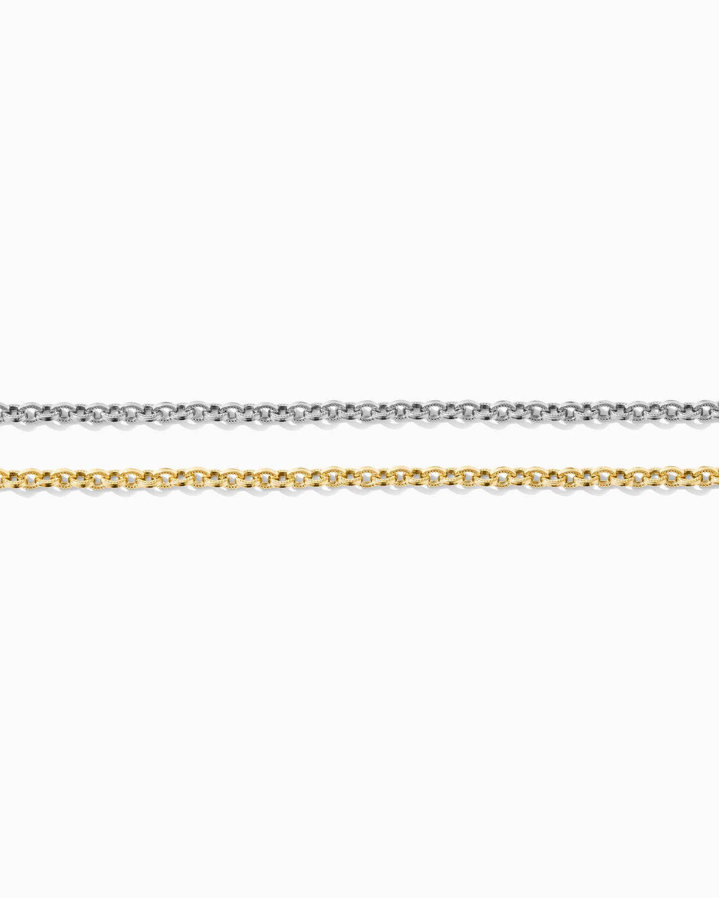 2.6mm Patterned Cable Chain, G262, S262