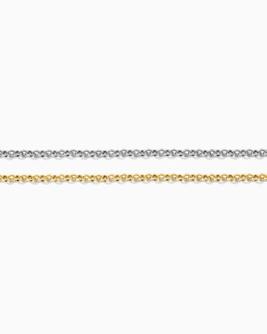 2.6mm Patterned Cable Chain, G262, S262