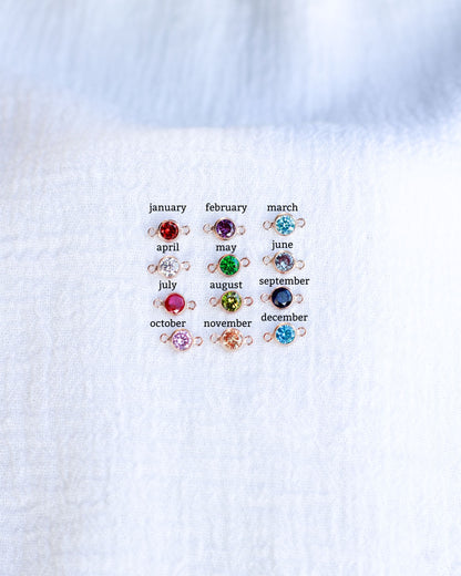 4mm Birthstone Connector, CN04