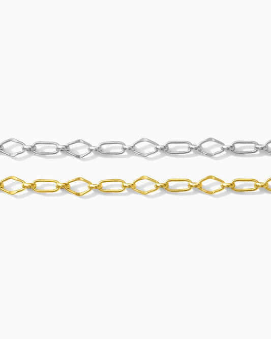 3.3mm Alternate Dapped Diamond and Oval Link Chain 1+1, S274, G274
