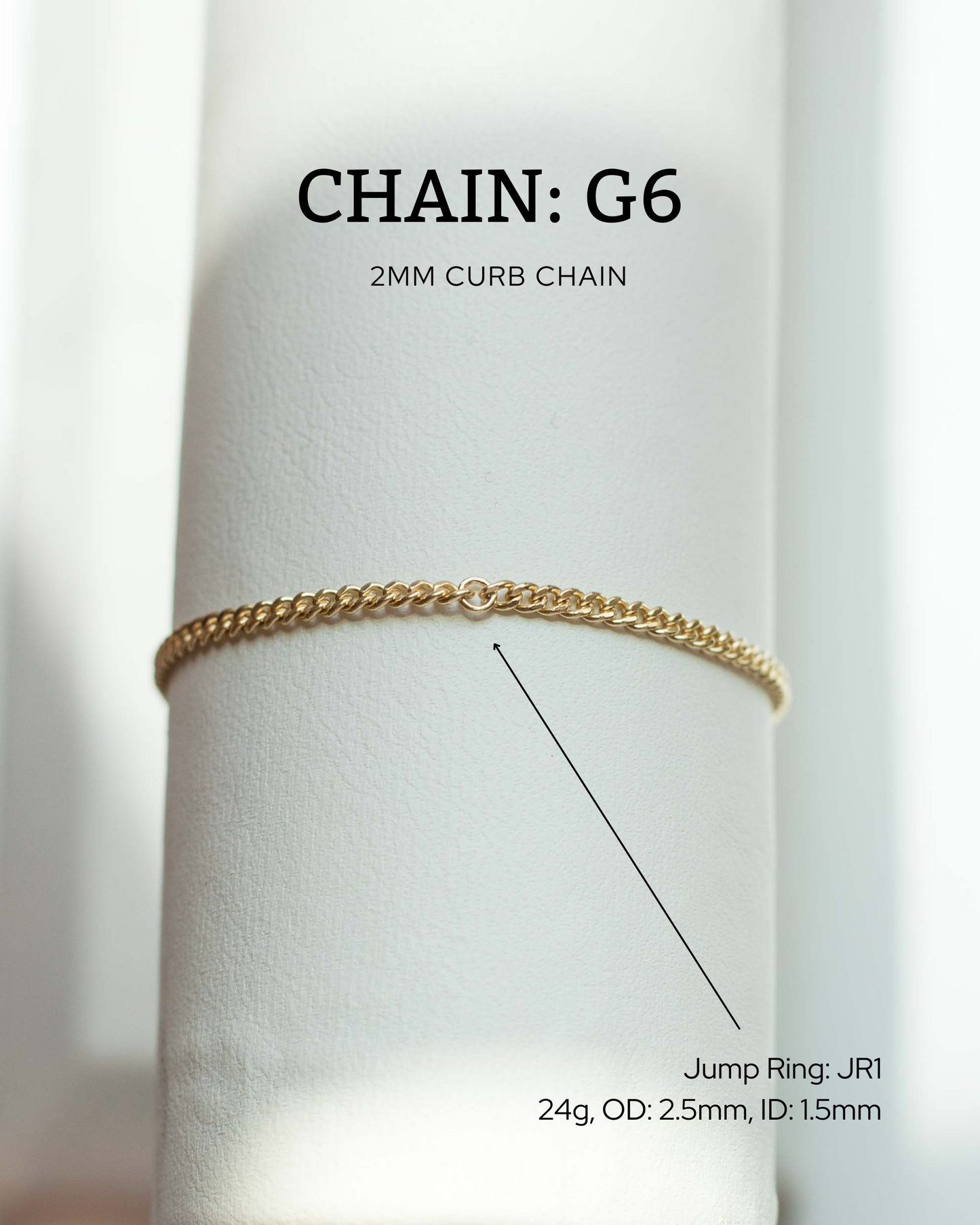 2mm Curb Chain, G6, S6