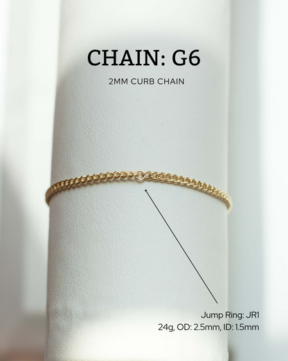 2mm Curb Chain, G6, S6