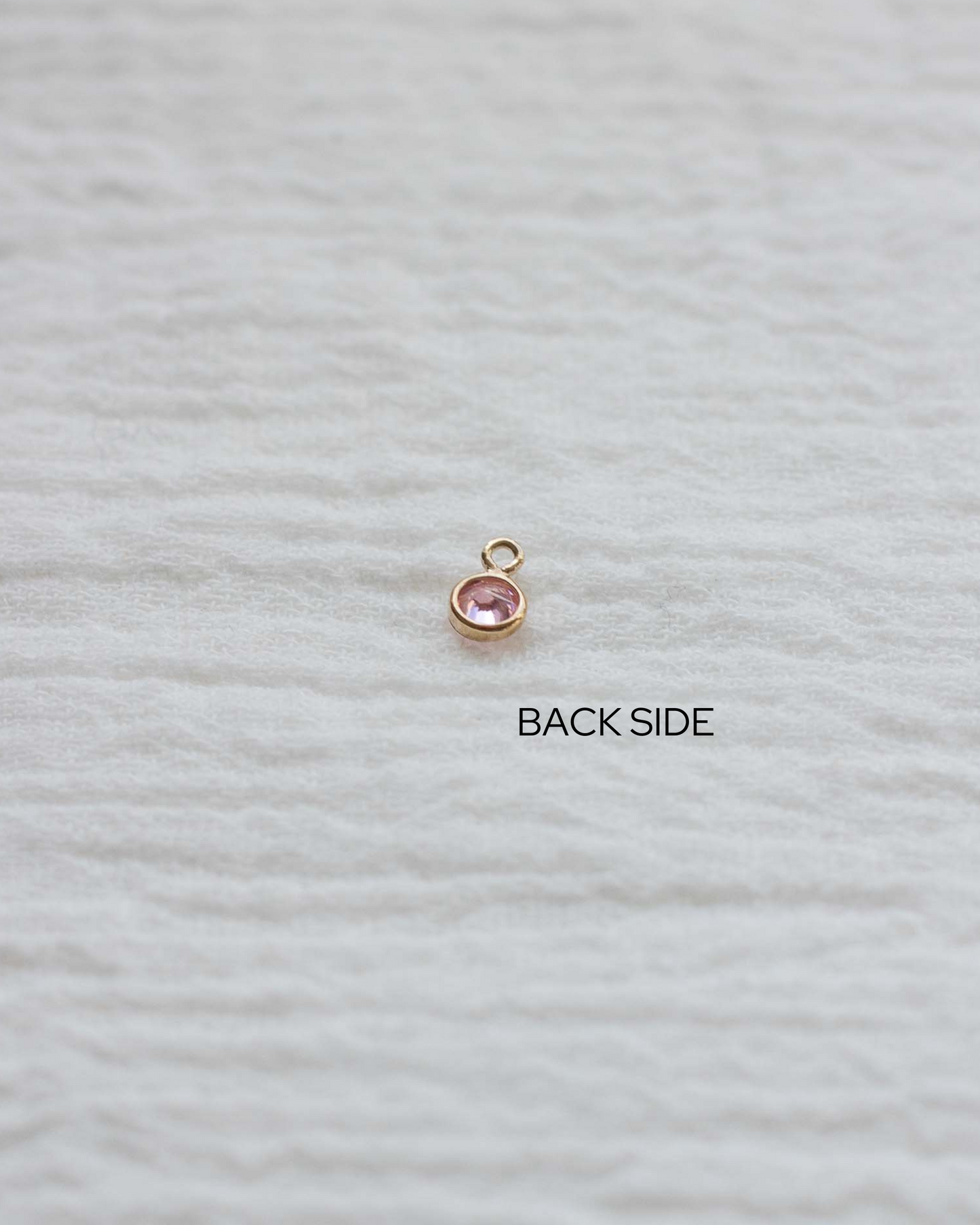 3mm Birthstone Charm, CH29