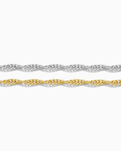 3.3mm Rope Chain, G33, S33