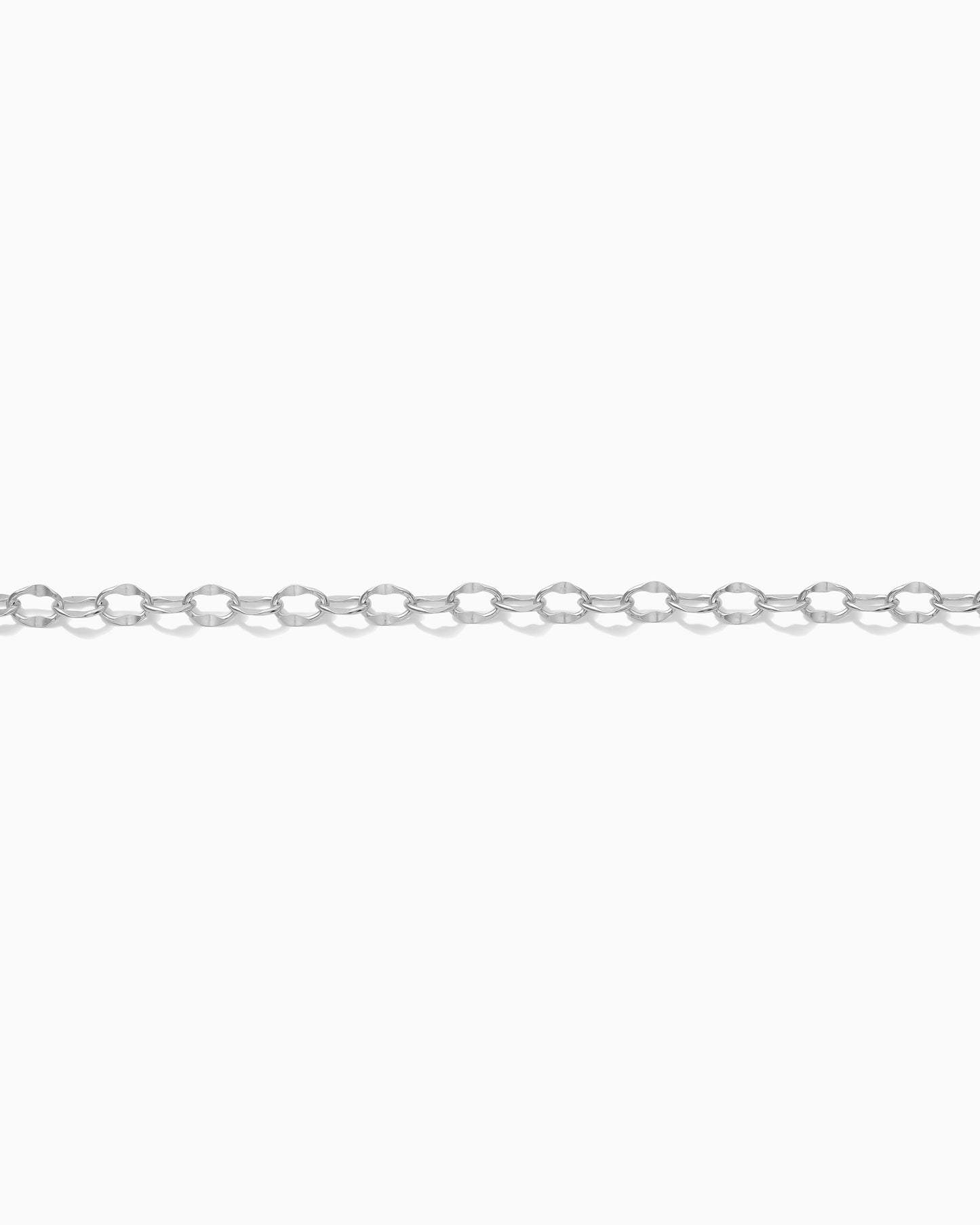 3mm Dapped Cable Chain, S37