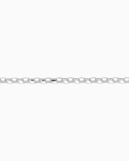 2mm Diamond Cut Long Rolo Chain, S38