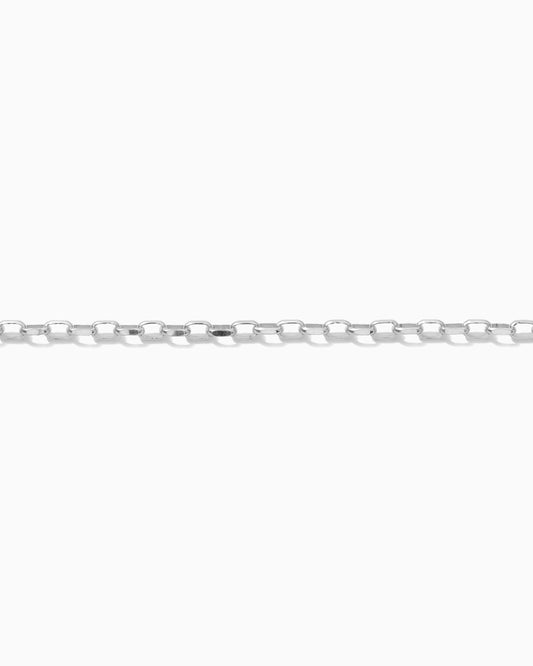 2mm Diamond Cut Long Rolo Chain, S38