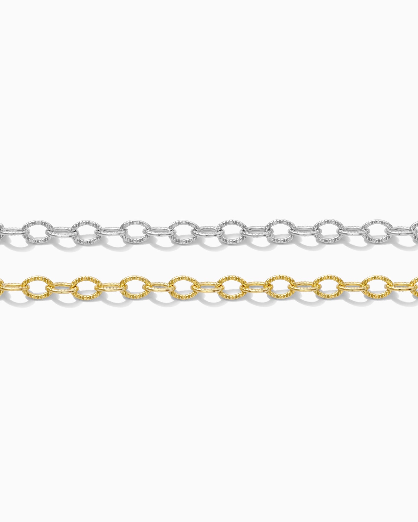 3.8mm Patterned Cable Chain, G44, S44