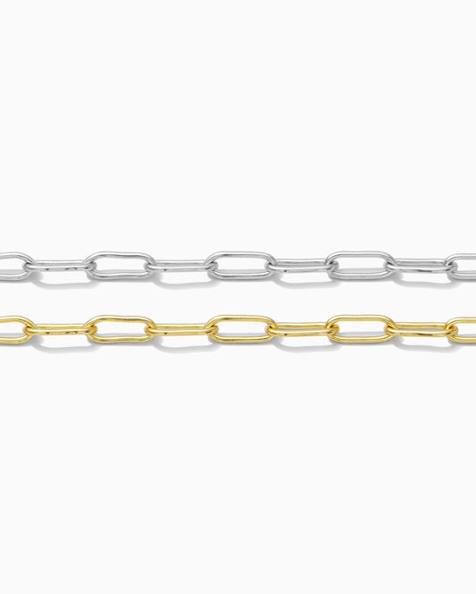 3.8mm Paperclip Cable Chain, G49, S49