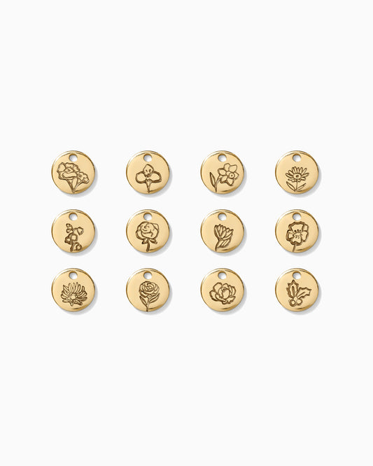 6.3mm Birth Flower Charm, CH05