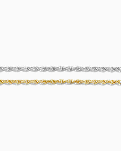 2.3mm Rope Chain, G50, S50
