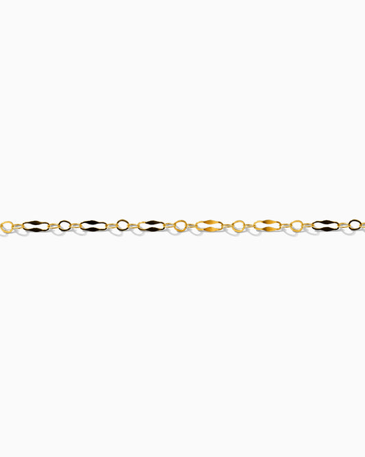 2.2mm Dapped Long and Short Chain, G69