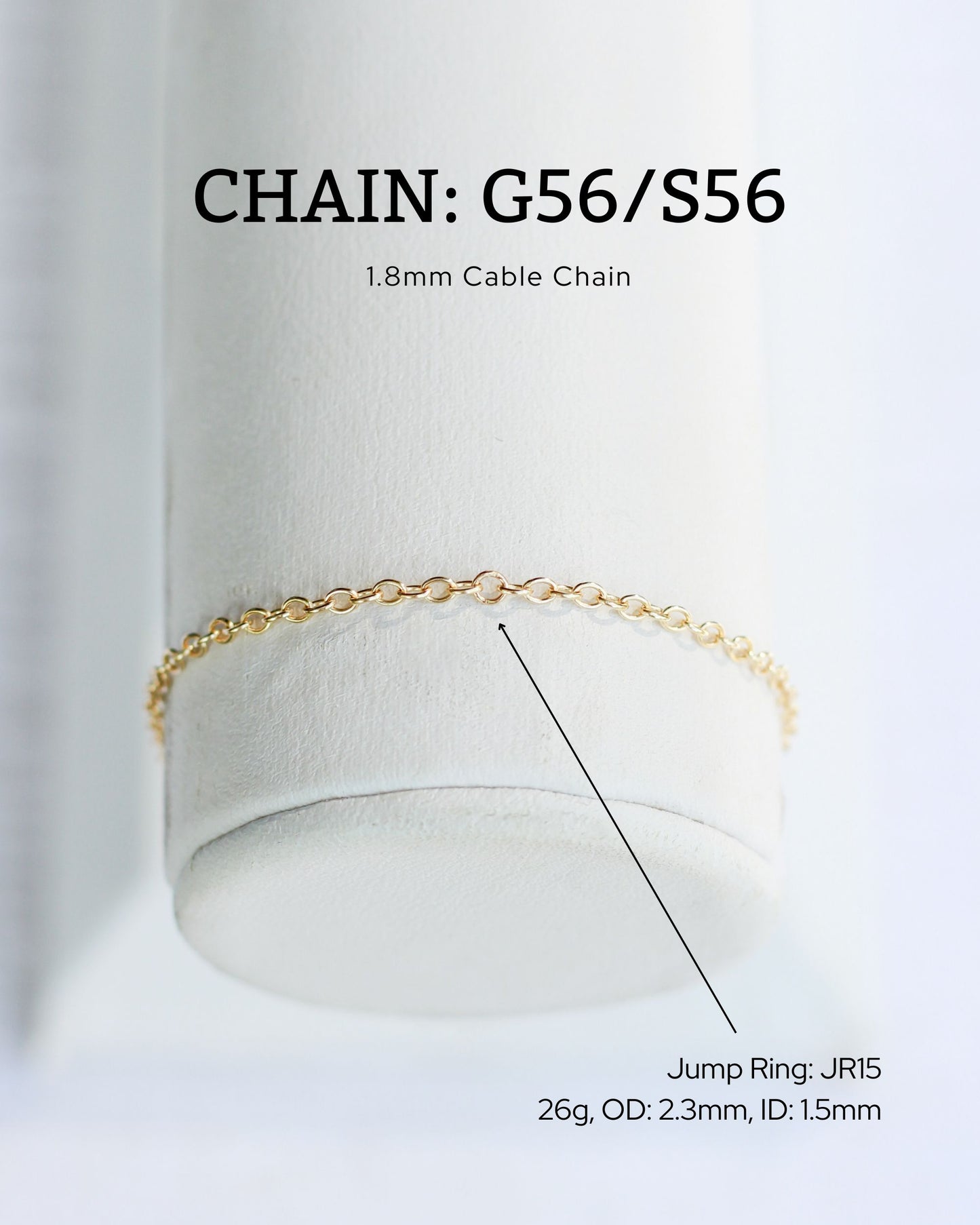 1.8mm Cable Chain, G56, S56