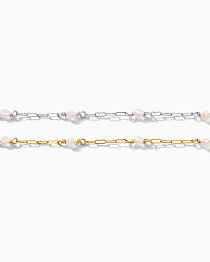 Genuine Rainbow Moonstone Chain, S77, G77