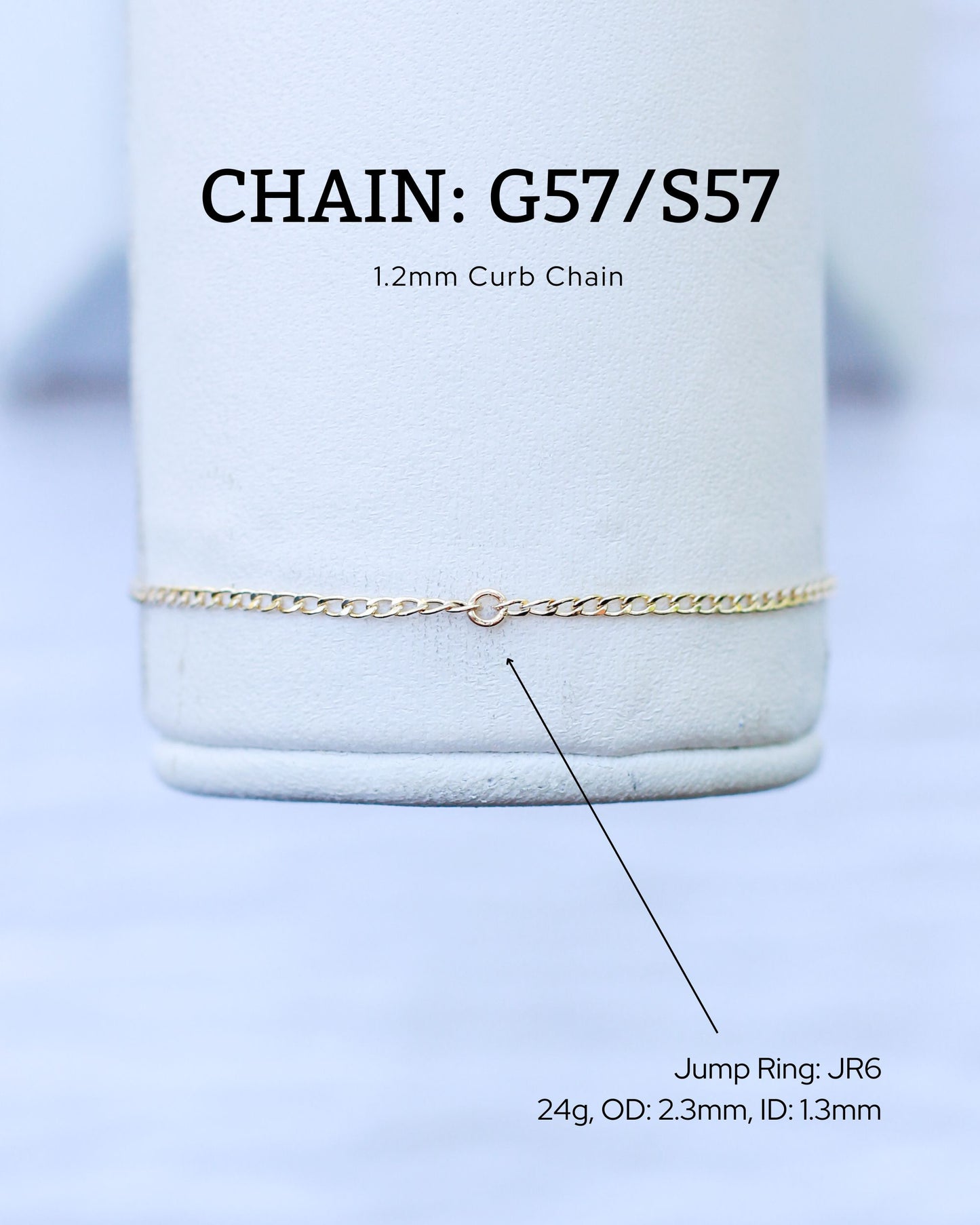 1.2mm Curb Chain, G57, S57