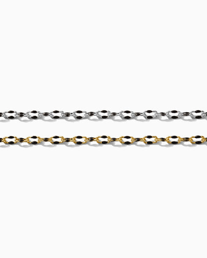 Black Enamel Chain. G81, S81
