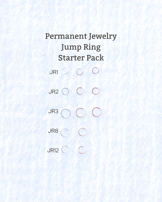 Jump Ring Starter Pack - Sterling Silver, JRBP-SS