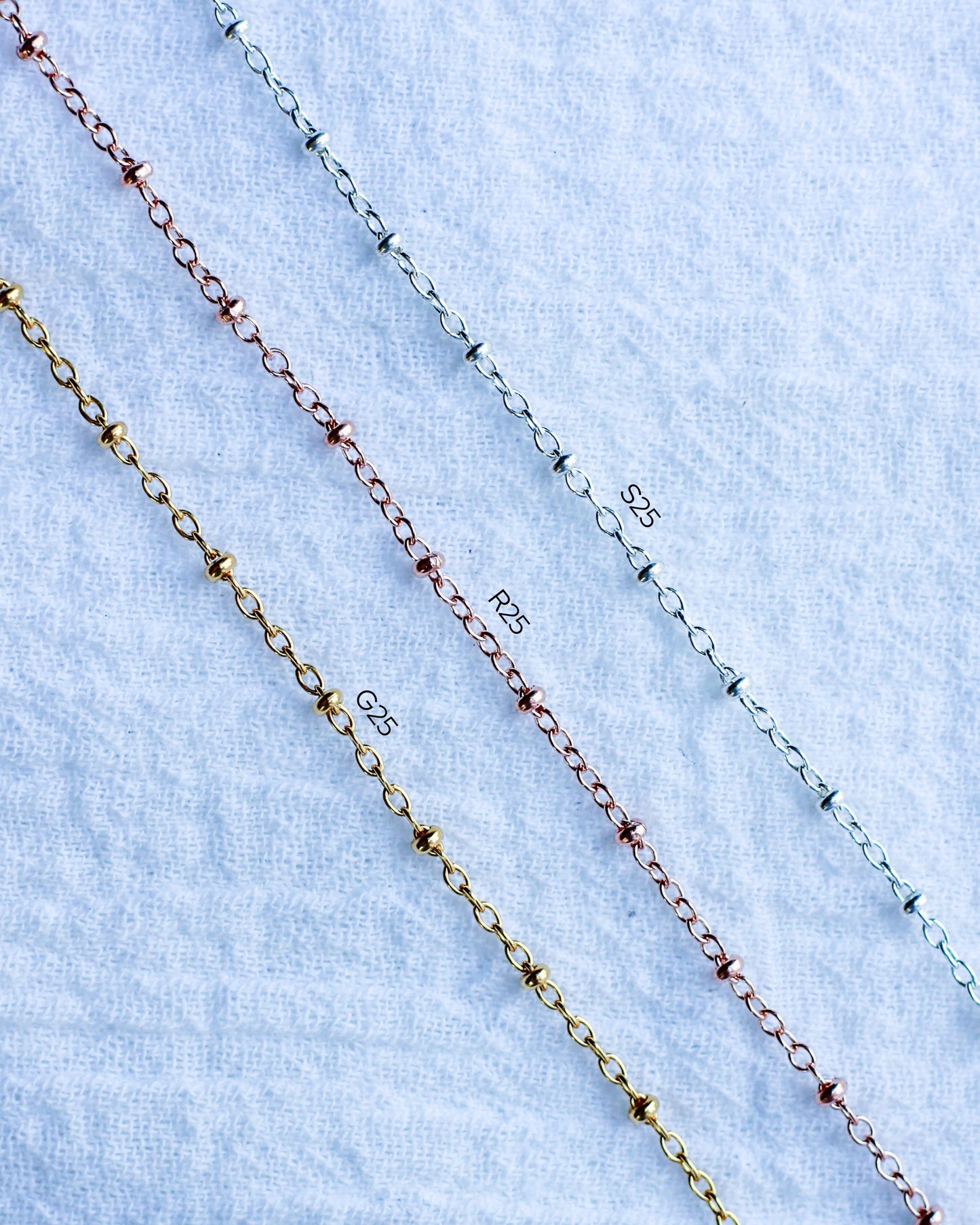 1.4mm Satellite Chain, G25, S25, R25