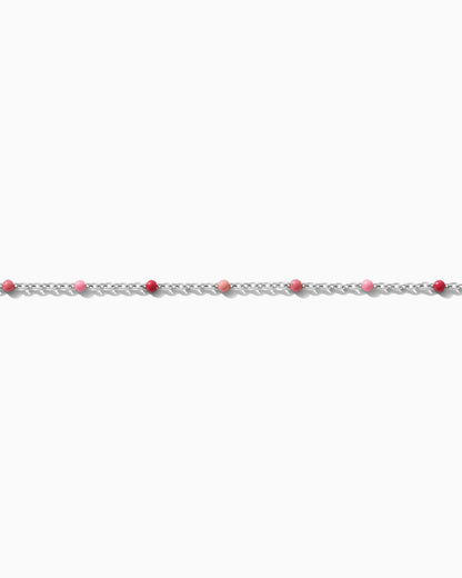 1mm Flat Cable with Pink Enamel Dots, S86