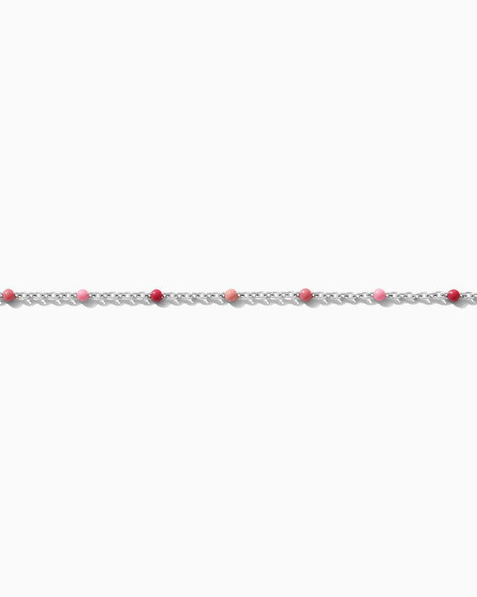 1mm Flat Cable with Pink Enamel Dots, S86