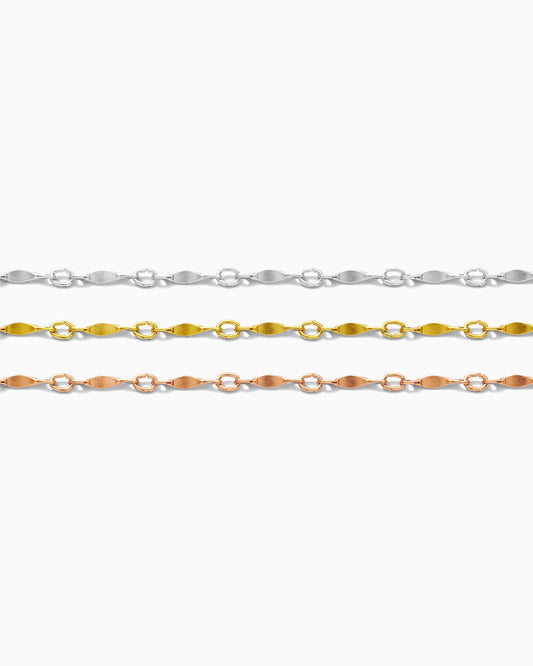1.3mm Dapped Bar Chain, G8, S8, R8