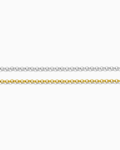 2.1mm Round Rolo Chain, G9, S9