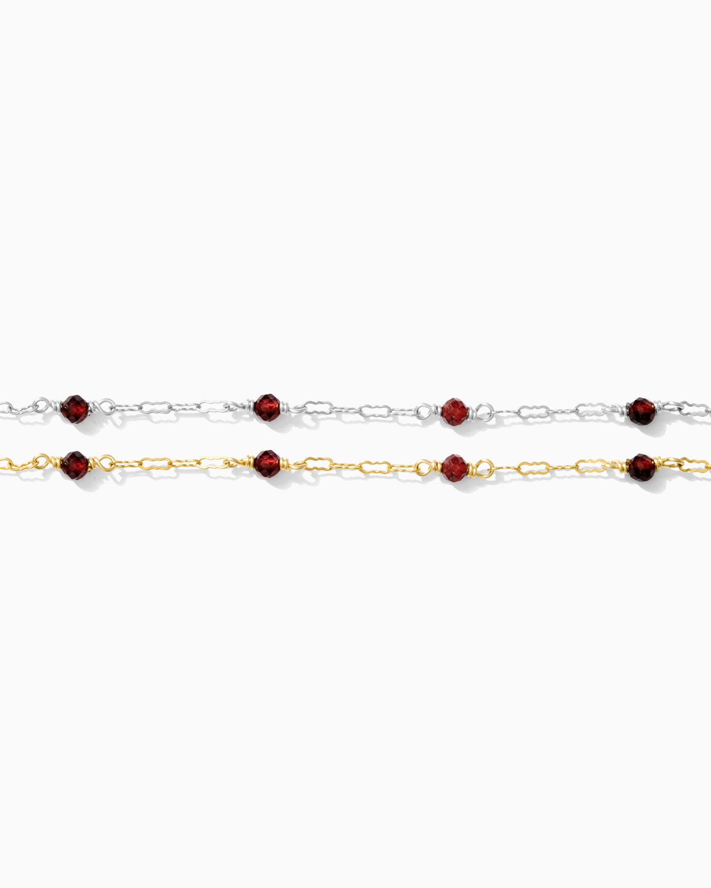 Genuine Red Garnet Chain, S96, G96