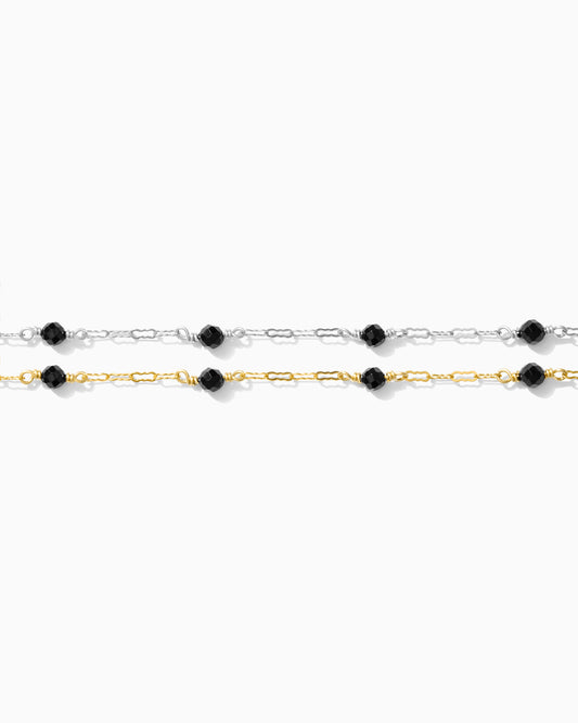 Genuine Black Onyx Chain, S97, G97