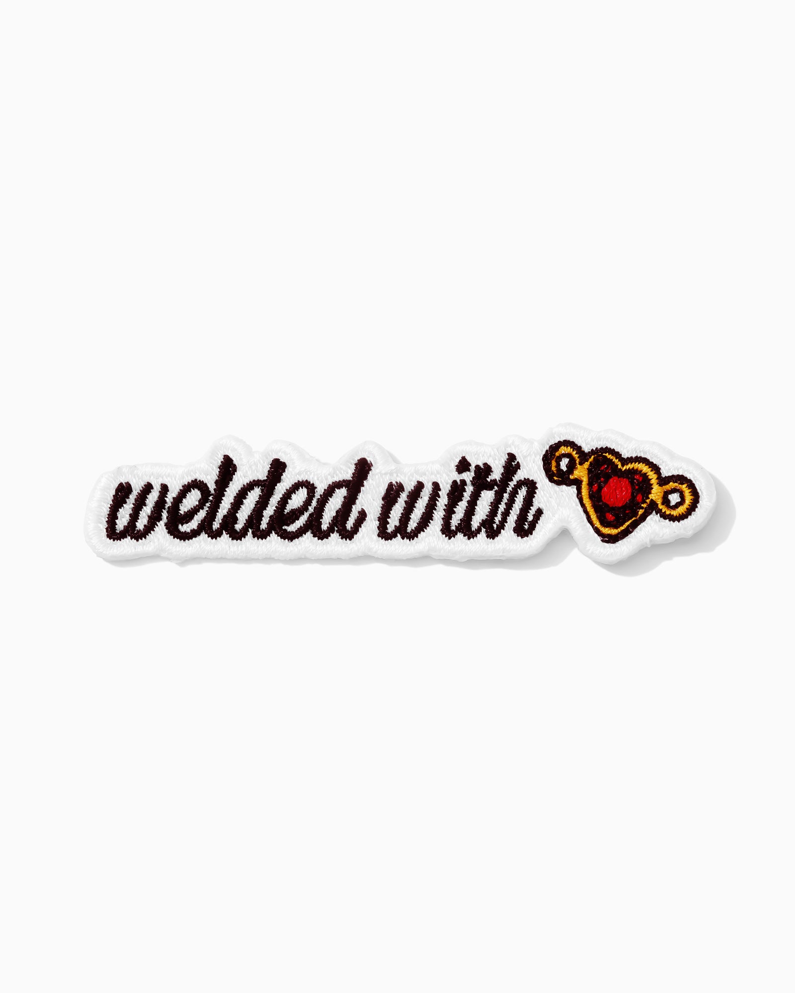 Welded With Love Iron-On Patch