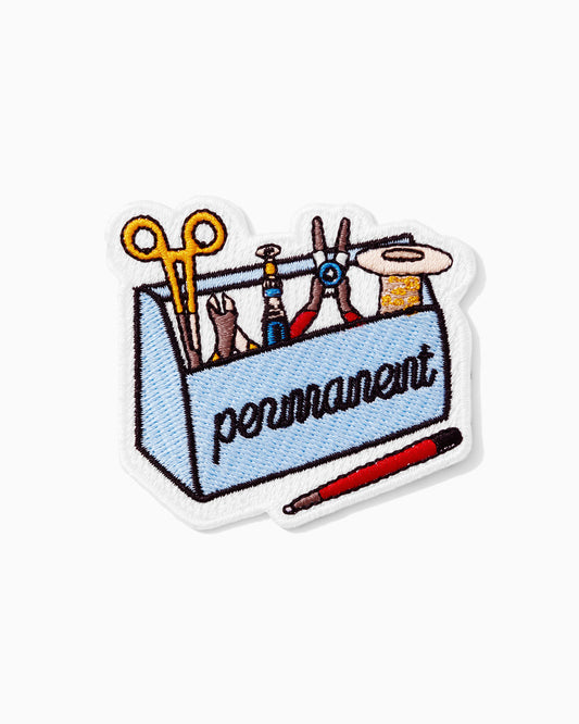 Permanent Jewelry Toolbox Iron-On Patch